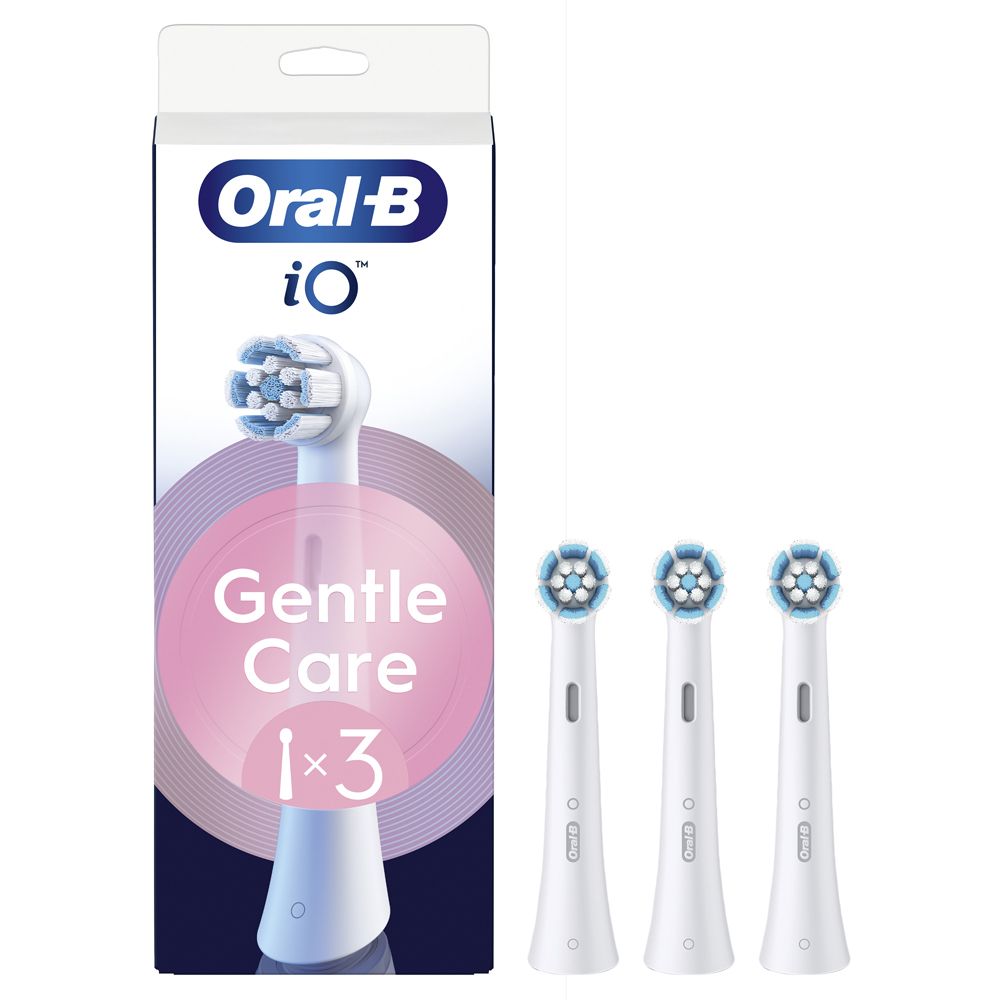 Oralb Power Ricarica Io Gentle Clean White 3 Pezzi