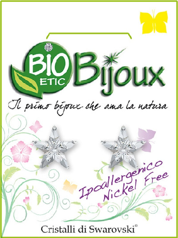 Orecchino Stella 10mm Crystal