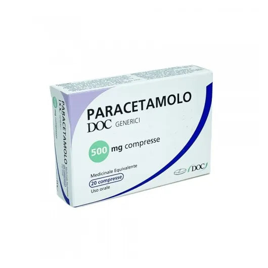 Paracetamolo Doc 20 Compresse 500mg