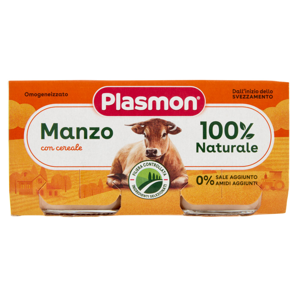 Plasmon Omogenizzato Manzo 80gx2pz