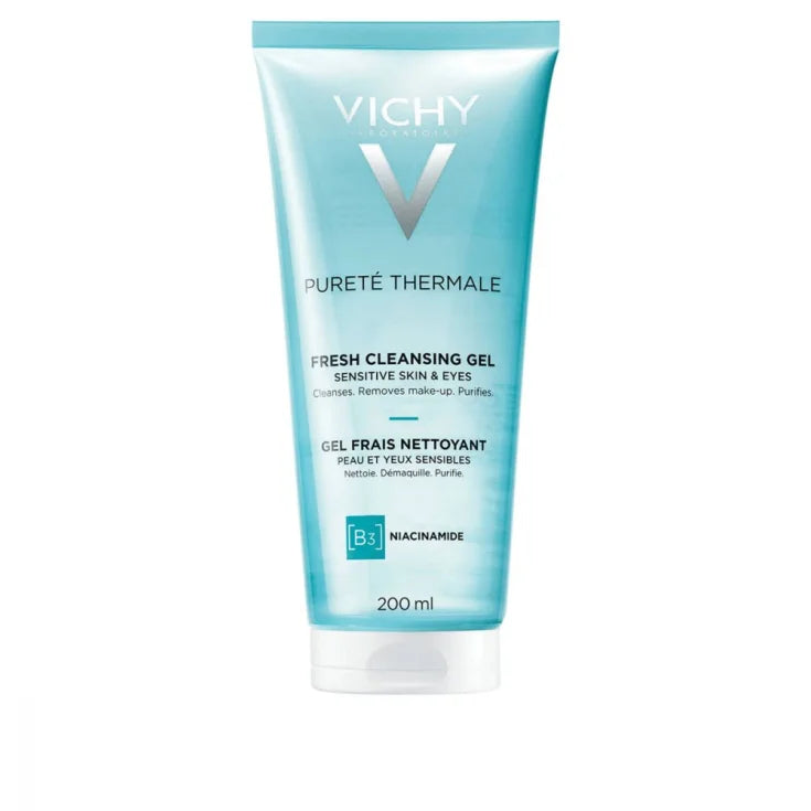 Vichy Purete Thermale Gel Fresco Detergente e Struccante per Pelli Sensibili, 200ml