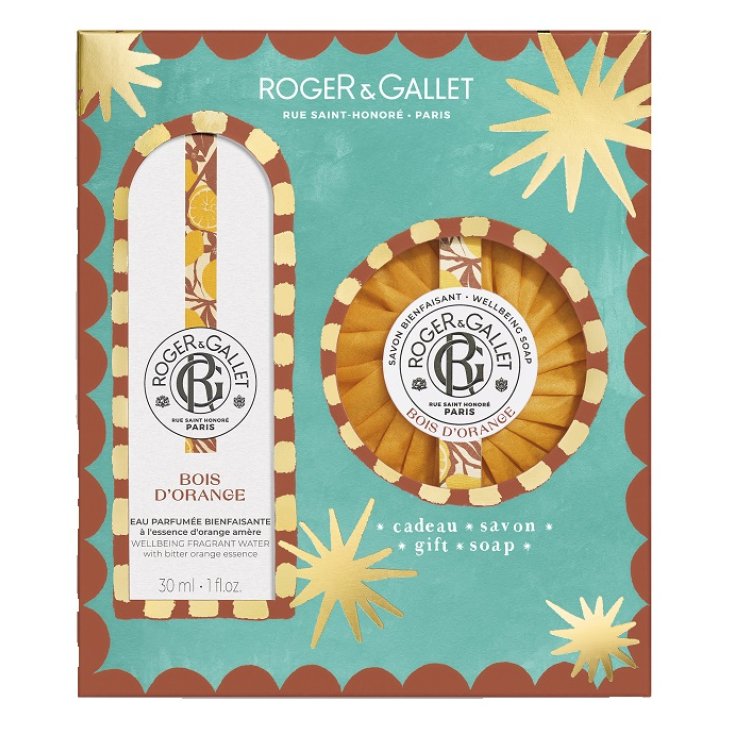 Roger & Gallet Set Natale Eau Parfumee Bois D'orange 30ml + Omaggio Saponetta 100g