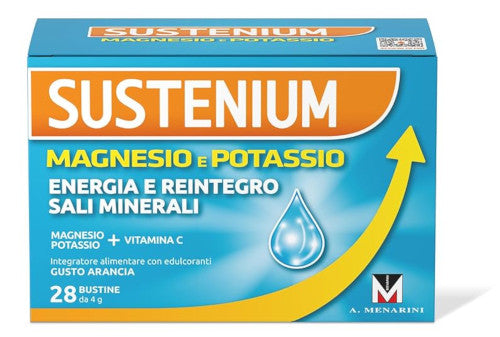 Sustenium Magnesio Potassio gusto arancia 28 Buste Promo