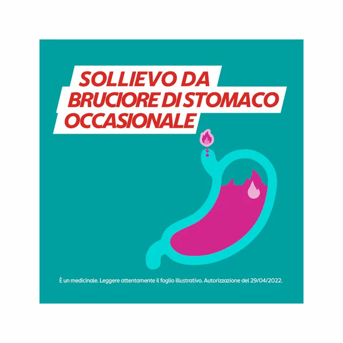 Gaviscon 24 Compresse Gusto Fragola 250+133,5mg