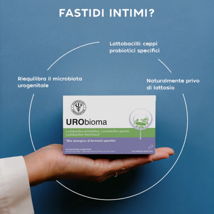 Urobioma 20 Capsule Vegetali, Farmacisti Preparatori, Gynobioma
