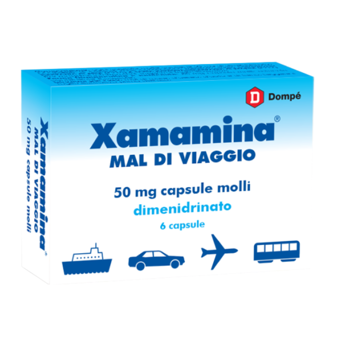 Xamamina Mal Di Viaggio 6 Capsule Molli 50mg