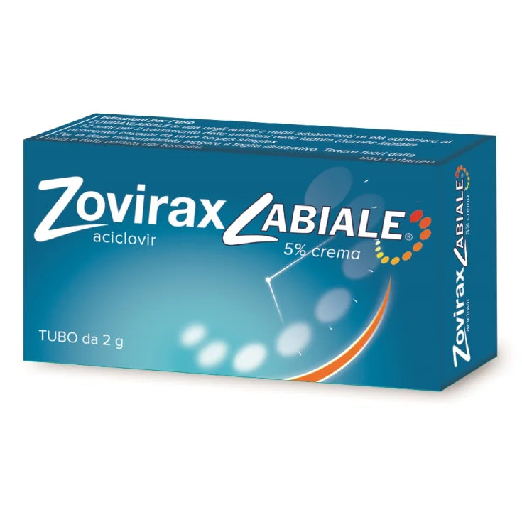 zoviraxlabiale 5% crema tubo da 2g