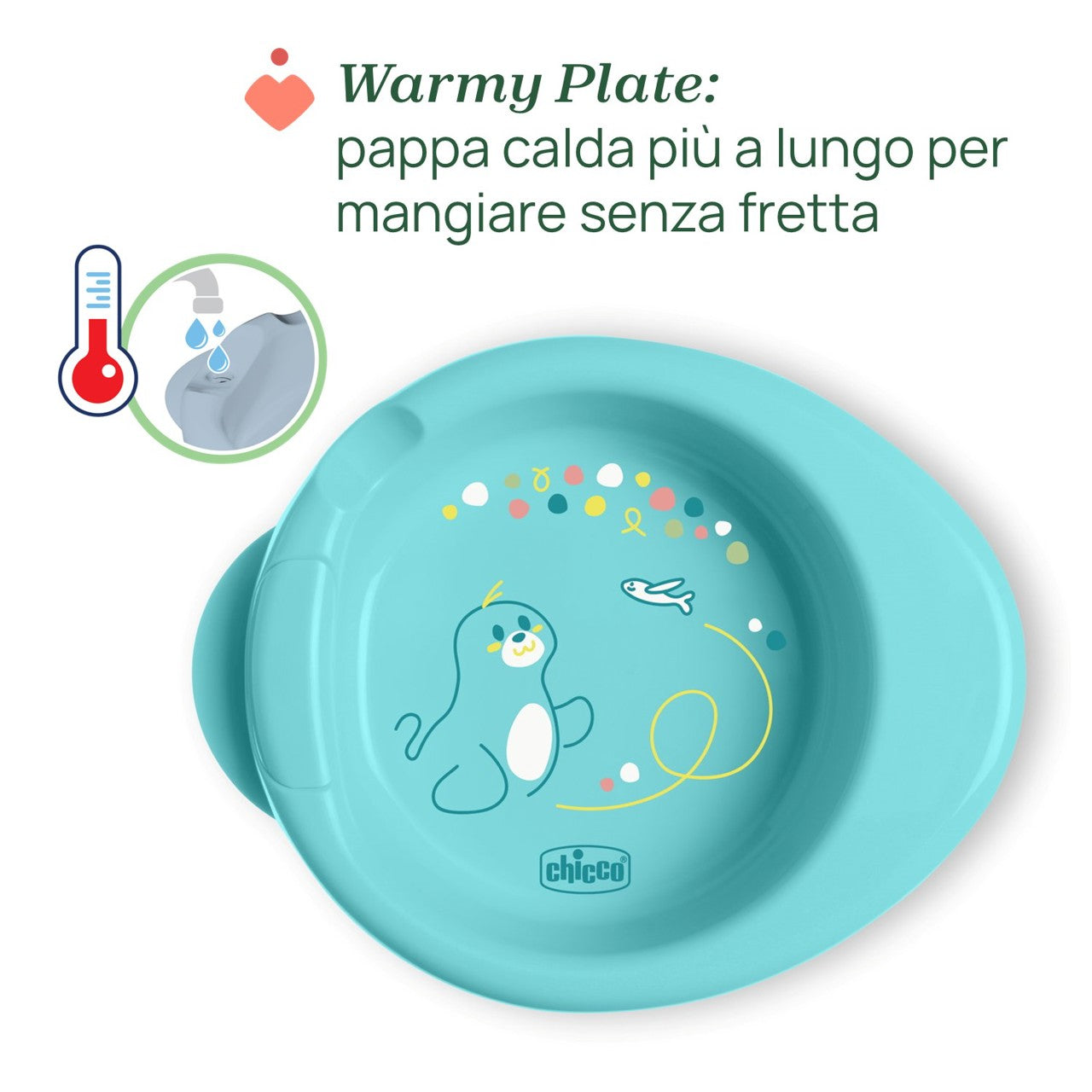 Chicco Set Prima Pappa 6+ Mesi, Azzurro