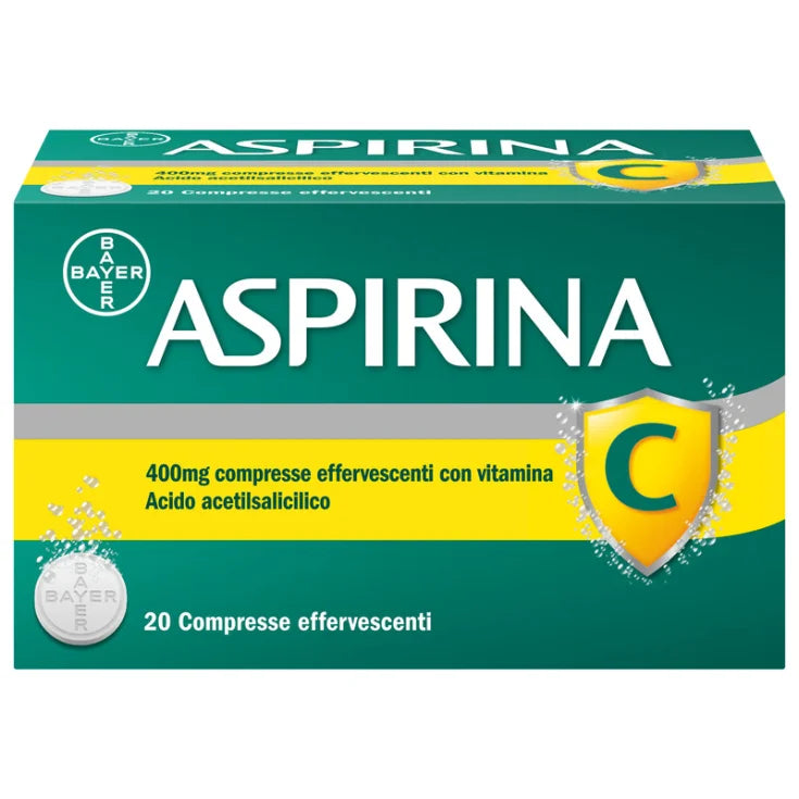 Aspirina c 20 compresse effervescenti 400mg