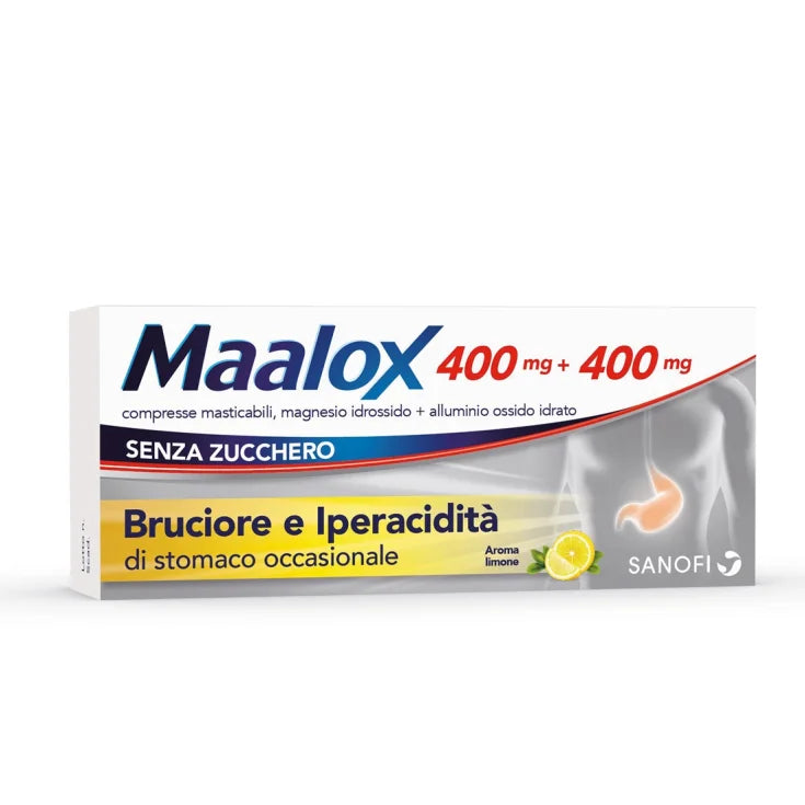 maalox senza zucchero limone