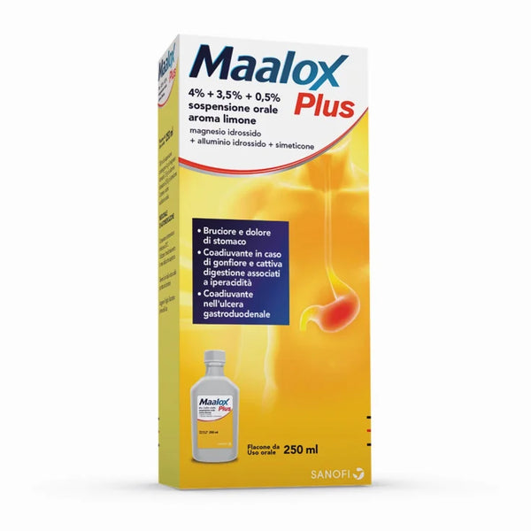 Maalox plus sospensione orale limone