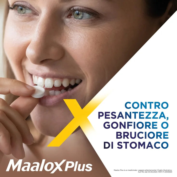 Maalox Plus 50 Compresse Masticabili - Maalox Plus 50 Compresse Masticabili