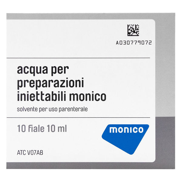 Acqua per Preparazioni Iniettabili - Solvente 10 Fiale da 10 ml