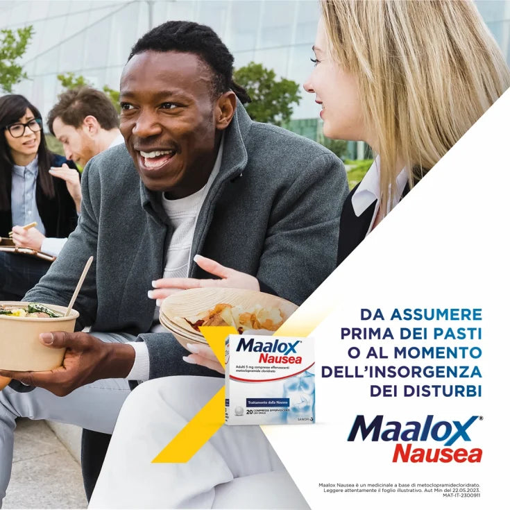 Maalox Nausea 20 Compresse Effervescenti 5mg