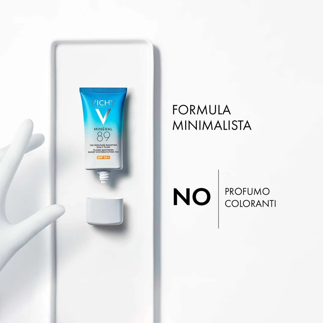 Mineral 89 Fluido Quotidiano Booster di Idratazione 72H Spf50+ 50ml