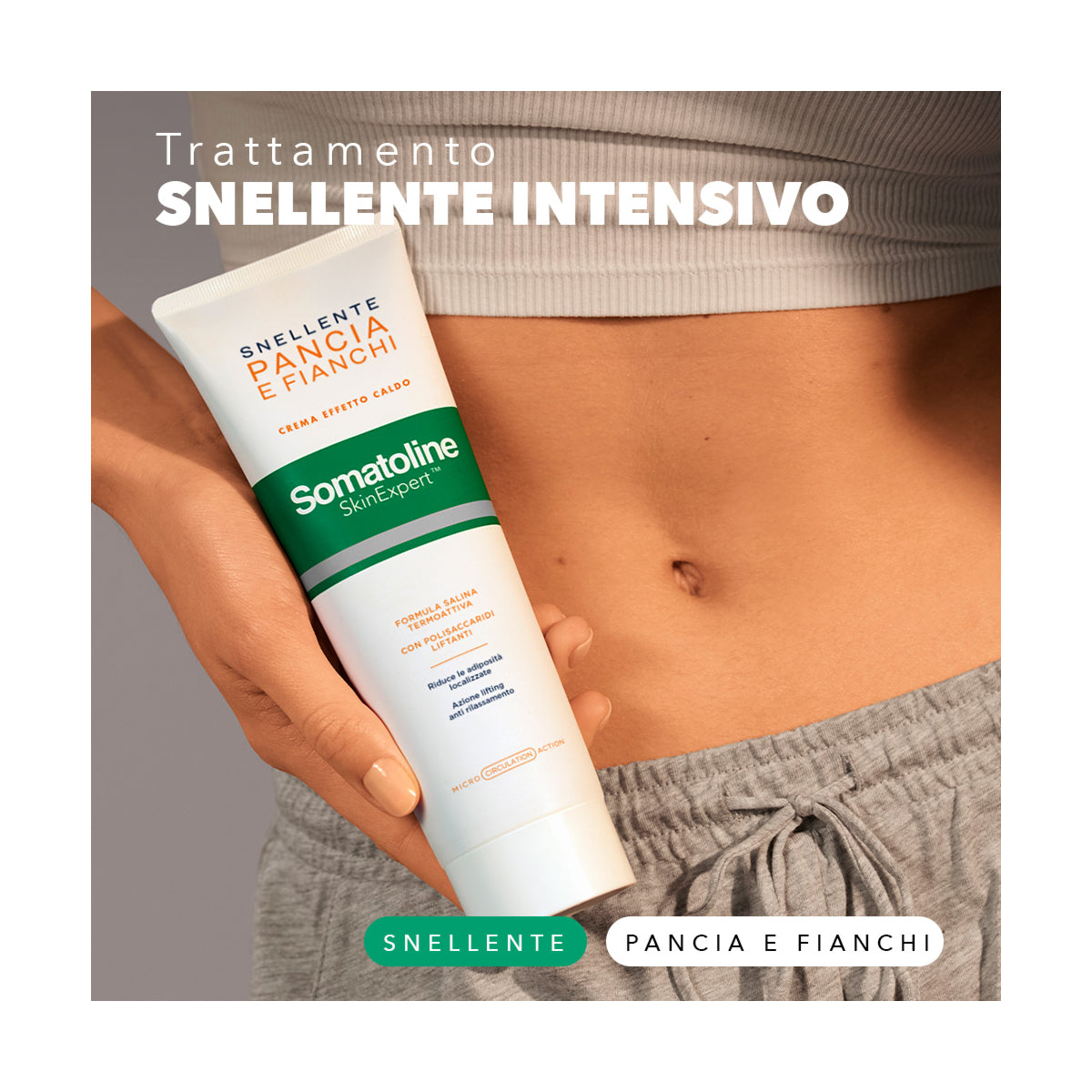 Somatoline Snellente Pancia e Fianchi Crema Effetto Caldo 250ml - Somatoline Snellente Pancia e Fianchi Crema Effetto Caldo 250ml