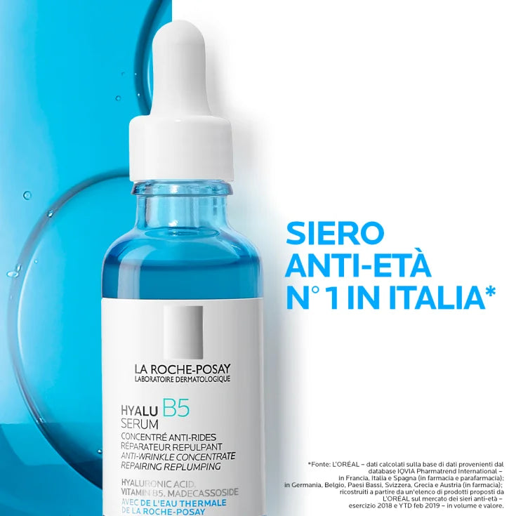 La Roche Posay Hyalu B5 Siero rimpolpante anti rughe con acido ialuronico 50ml - La Roche Posay Hyalu B5 Siero rimpolpante anti rughe con acido ialuronico 50ml