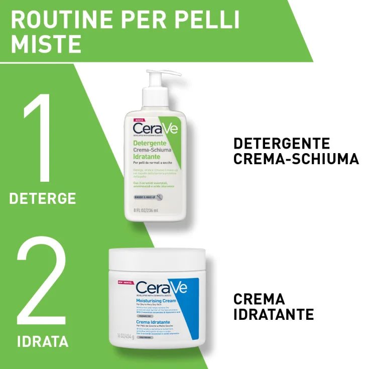 Cerave Detergente Schiuma Idratante 236ml - Cerave Detergente Schiuma Idratante 236ml