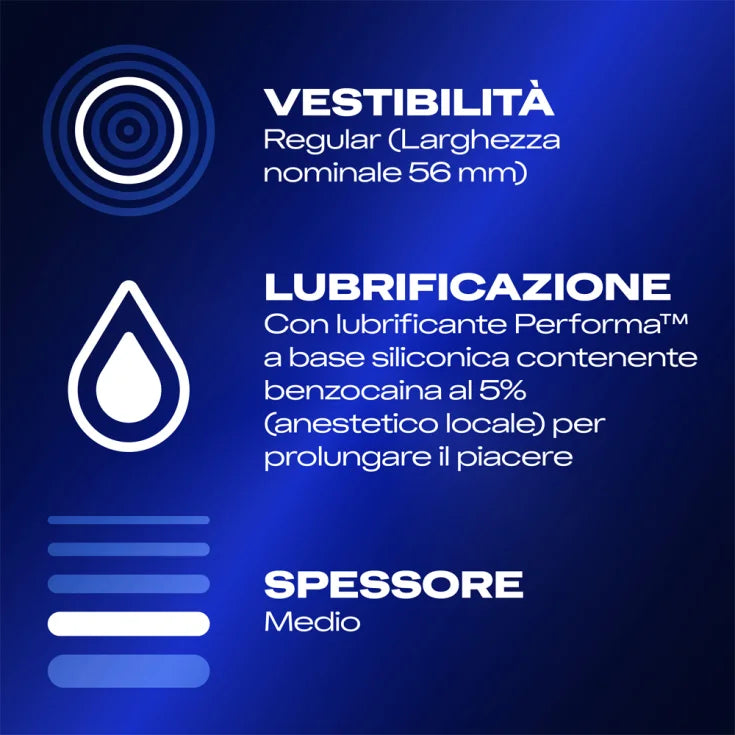 Durex Lunga Durata Profilattici 6 Pezzi - Durex Lunga Durata 6 Profilattici