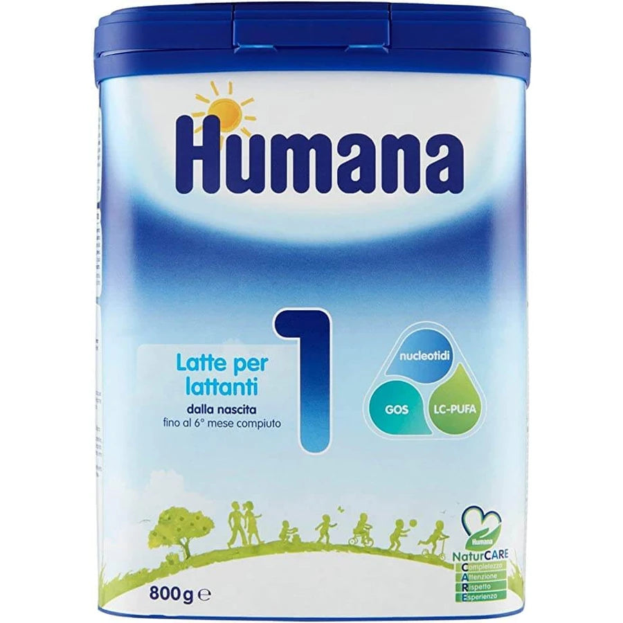 Humana 1 con 5 HMO 800g — Latte in Polvere per Neonati dalla Nascita