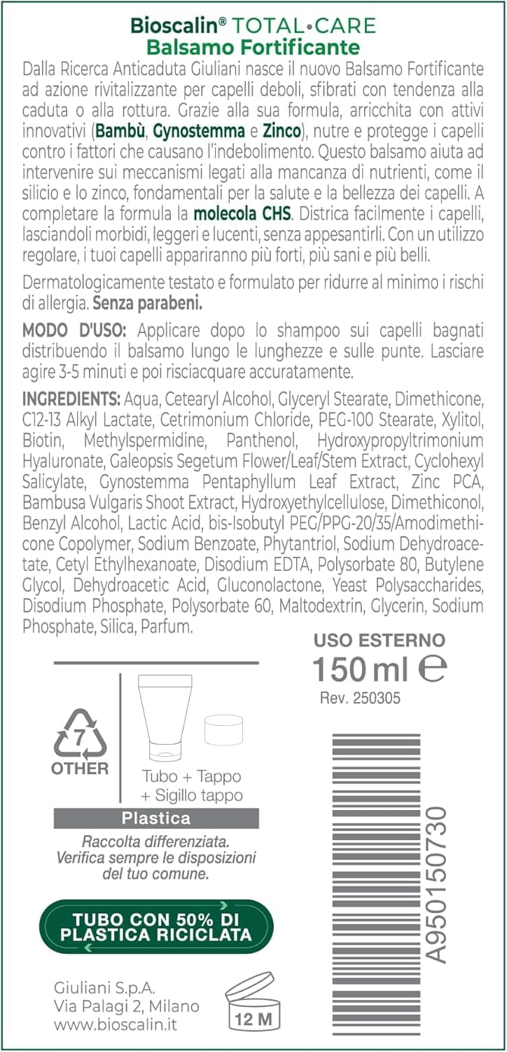 Bioscalin TOTAL CARE Balsamo Fortificante