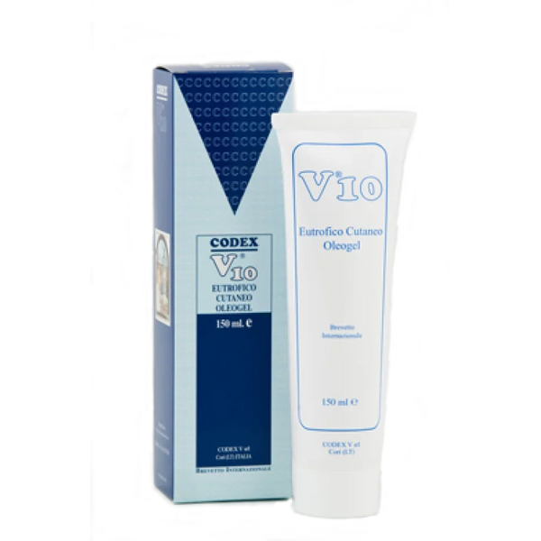 V10 Oleogel 150ml — Trattamento Lenitivo e Riparatore per Pelle Secca e Sensibile