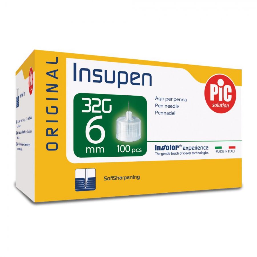 Pic Insupen Original Ago G32x6mm 100pz
