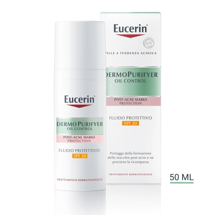 Eucerin DermoPurifyer Oil Control Fluido Protettivo SPF 30 50ml - Eucerin DermoPurifyer Oil Control Fluido Protettivo SPF 30 50ml