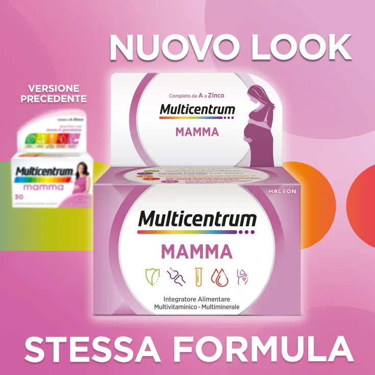 Multicentrum Mamma Multivitaminico Per Donne In Gravidanza 30 Compresse - multicentrum mamma 30 compresse