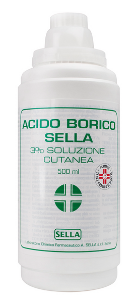 Acido Borico Sella 3% 500ml