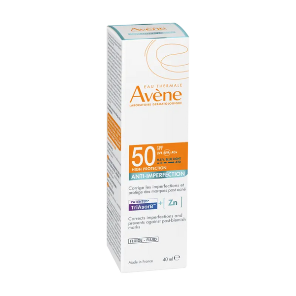 Avene Fluido Anti-Imperfezioni, Protezione Solare SPF50 40ml
