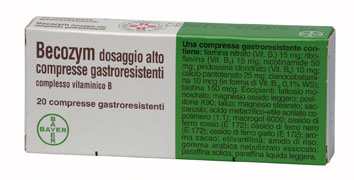 Becozym 20 Compresse Gastroresistenti - Becozym 20 Compresse Gastroresistenti