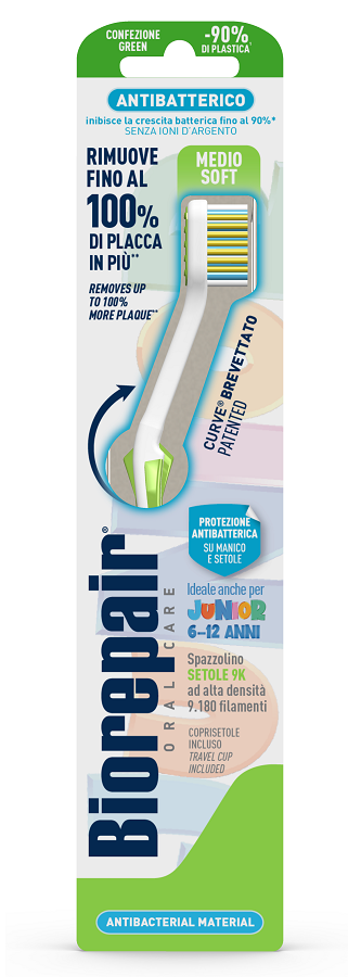 Biorepair Spazzolino Antibatterico Junior 6-12 Anni