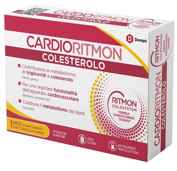 Cardioritmon Colesterolo 30 Capsule - Cardioritmon Colesterolo 30 Capsule