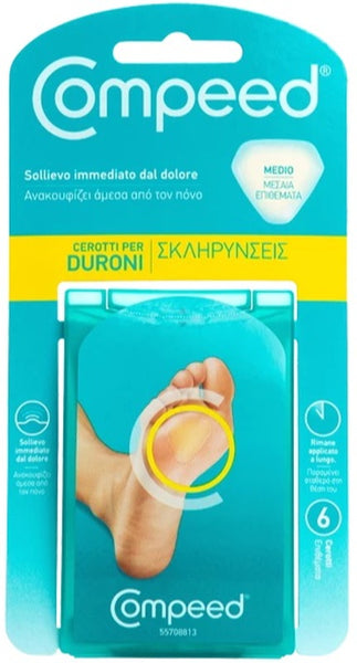 Compeed Cerotti Per Duroni - Medio - 6 Cerotti