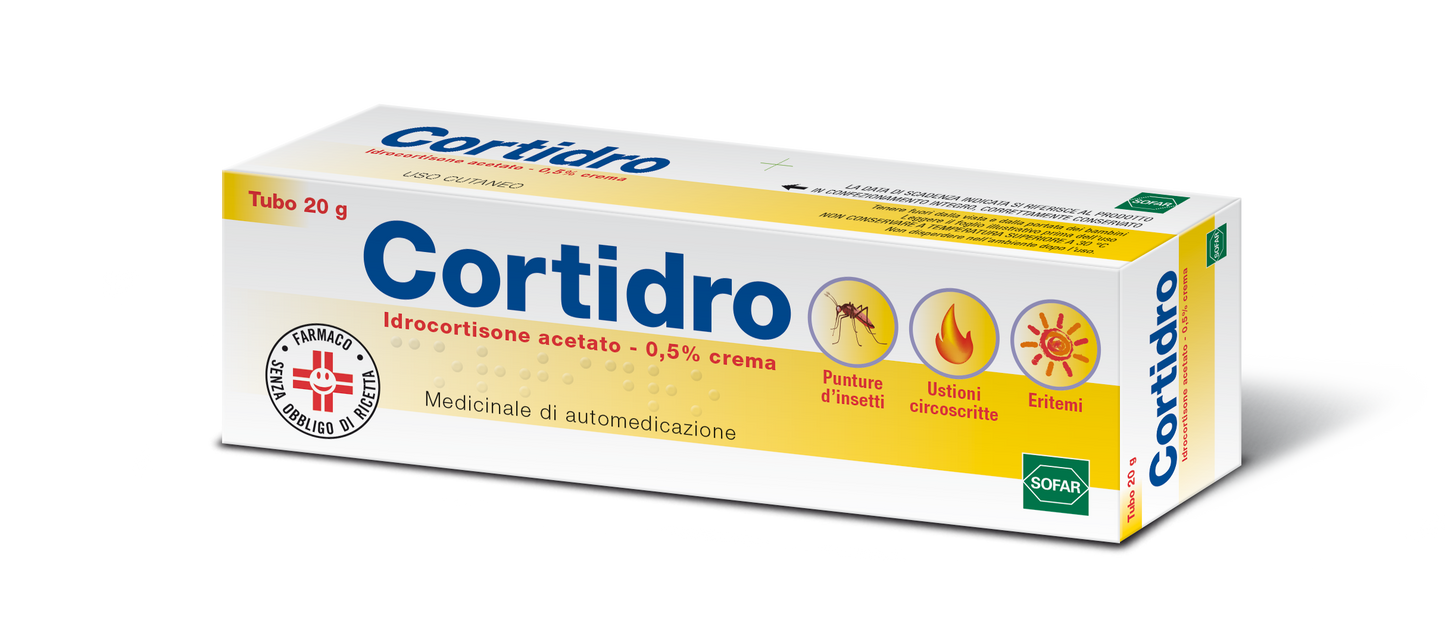 Cortidro Crema 20g 0,5%