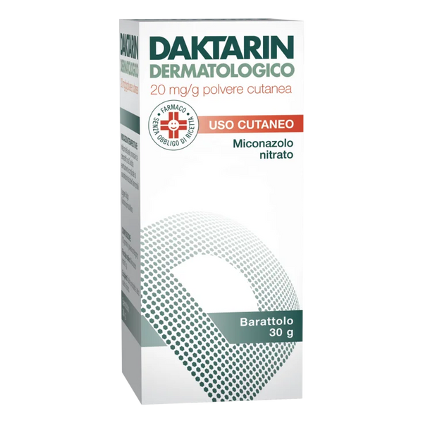 Daktarin Dermatologico Polvere Cutanea 30g 20mg/g