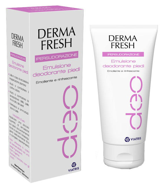 Dermafresh Ipersudorazione Piedi Emulsione Deodorante 100ml