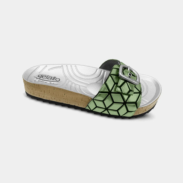 Gelatttos Woodstock Pixel – Sandalo Green
