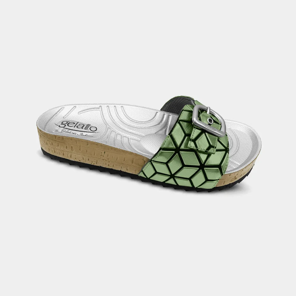 Gelatttos Woodstock Pixel – Sandalo Green