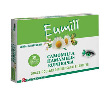 Eumill gocce oculari rinfrescanti e lenitive 10 flaconcini monodose 0,5 ml