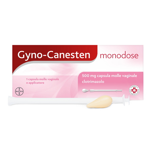 Gynocanesten Monodose 1 Capsula Vaginale 500mg Con Applicatore