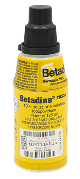 Betadine Soluzione Cutanea 10% – Antisettico | 125 ml