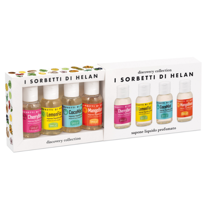 I Sorbetti Di Helan Discovery Kit Saponi Liquidi Profumati 4x25ml