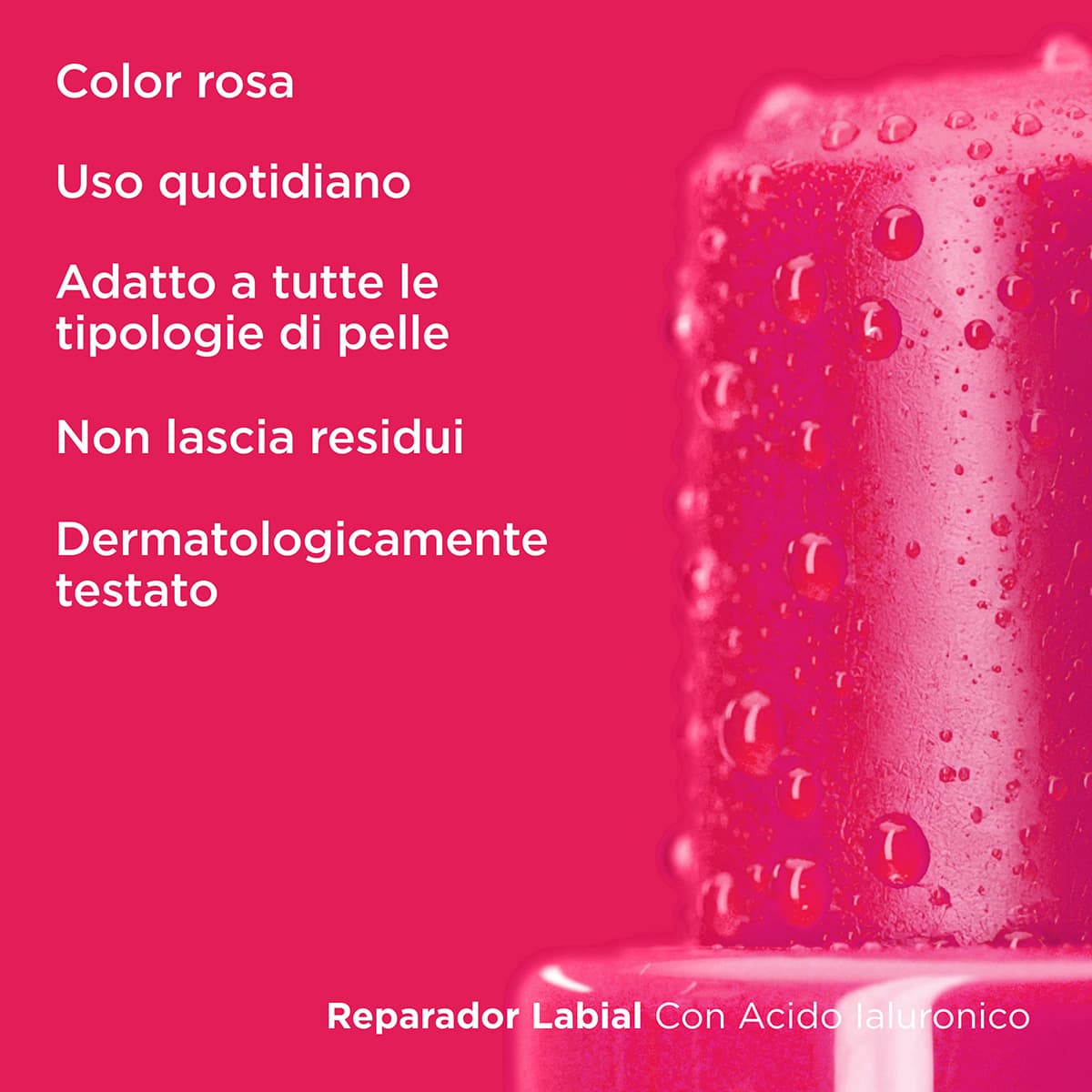 ISDIN Reparador Labial Rosa - Balsamo Riparatore per Labbra Screpolate