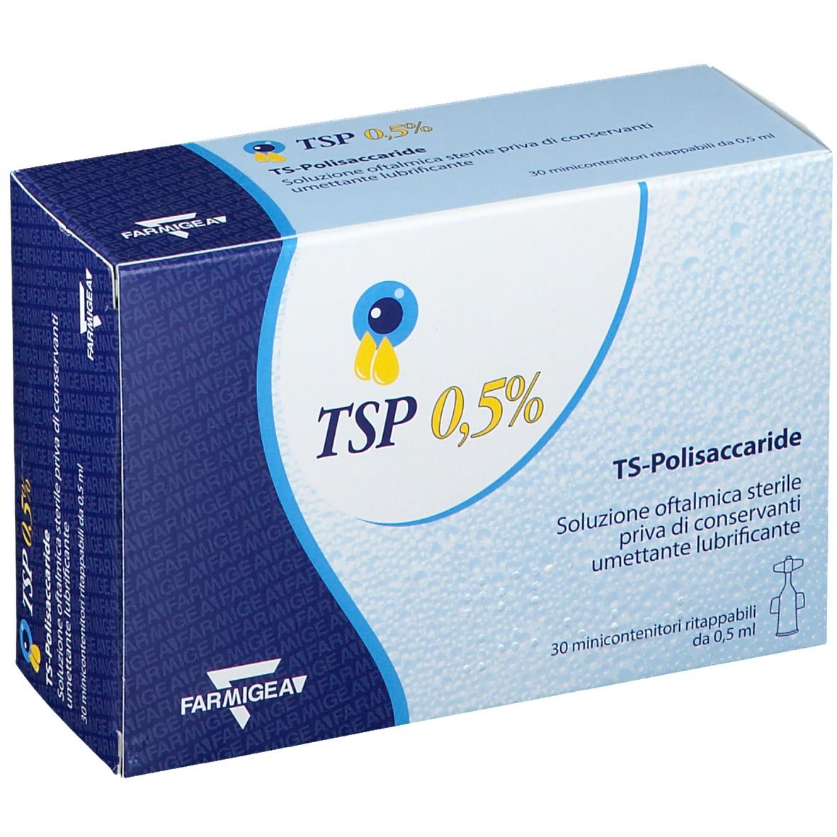 TSP 0,5% Soluzione Oftalmica Flaconcini Monodose - 30 Flaconcini da 0,5ml