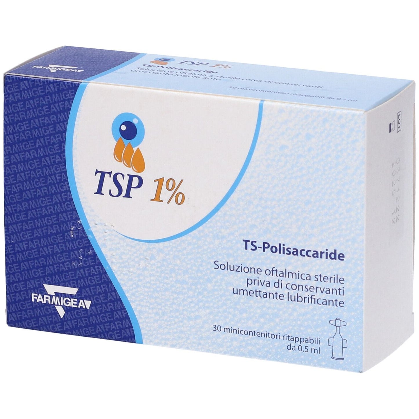 Tsp 1% soluzione oftalmica flaconcini monodose - 30 flaconcini da 0,5ml