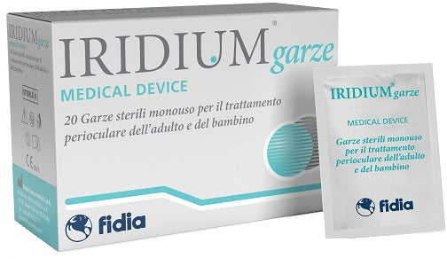 Iridium Garze Oculari Medicate 20 Pezzi