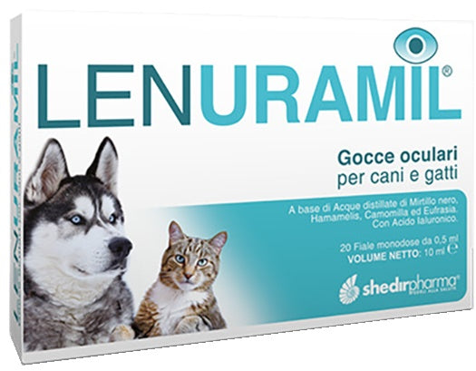Lenuramil Gocce Oculari Per Cani e Gatti 20 Fiale Monodose