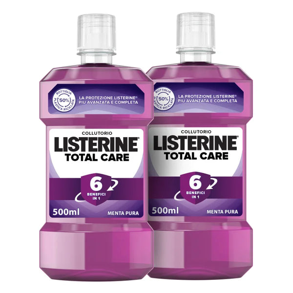 Offerta 2x500ml listerine colluttorio total care